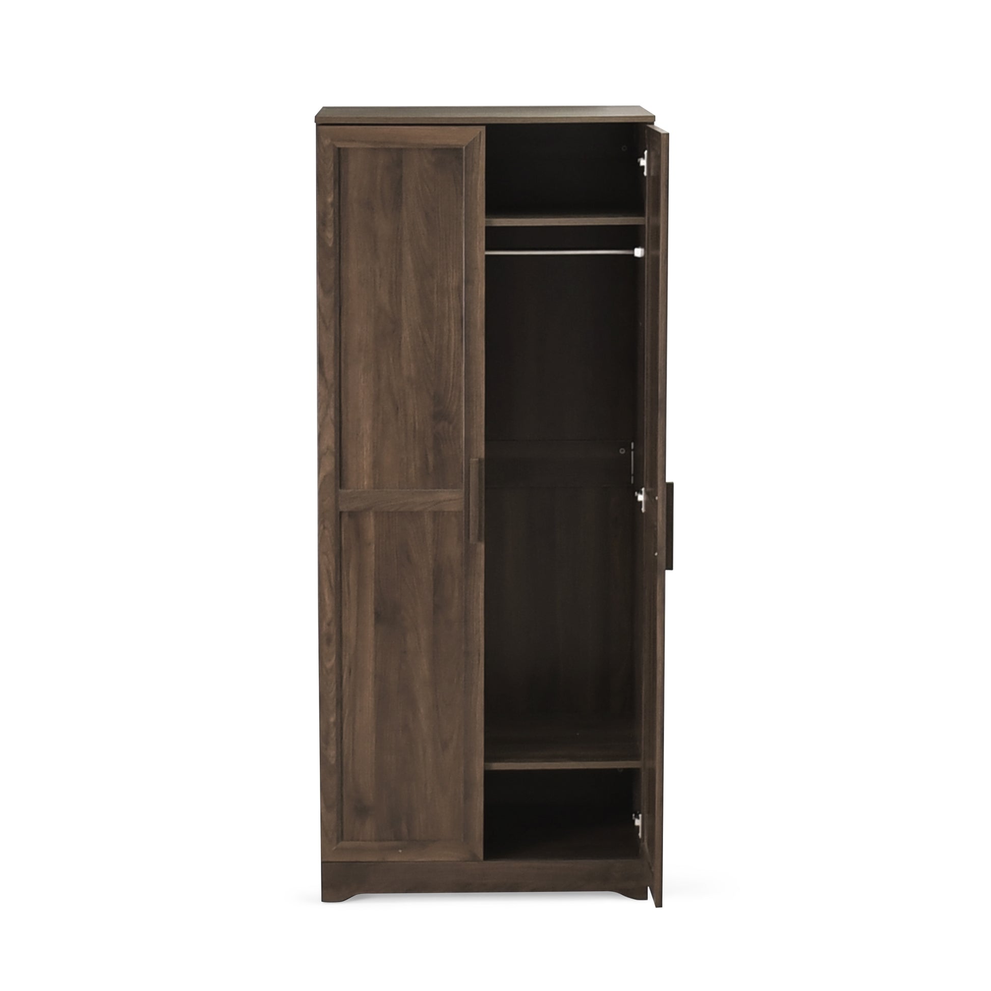 Delaney 2 Door Wardrobe Walnut Mdf