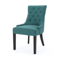 Cheney Dining Chair Kd Set Of 2 - Teal Fabric
