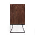 Punjab Buffet 2 Door - Rustic Brown Wood