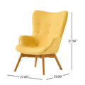 Contour Chair Yellow Fabric