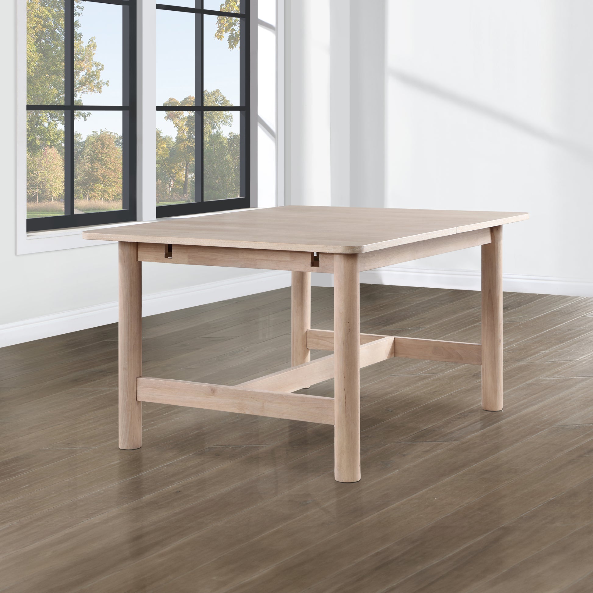 Gabby Dining Table Light Brown Light Brown Wood