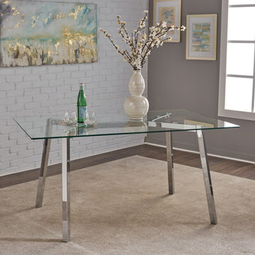 Dining Table Clear Glass