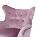 Arm Chair Lavender Velvet