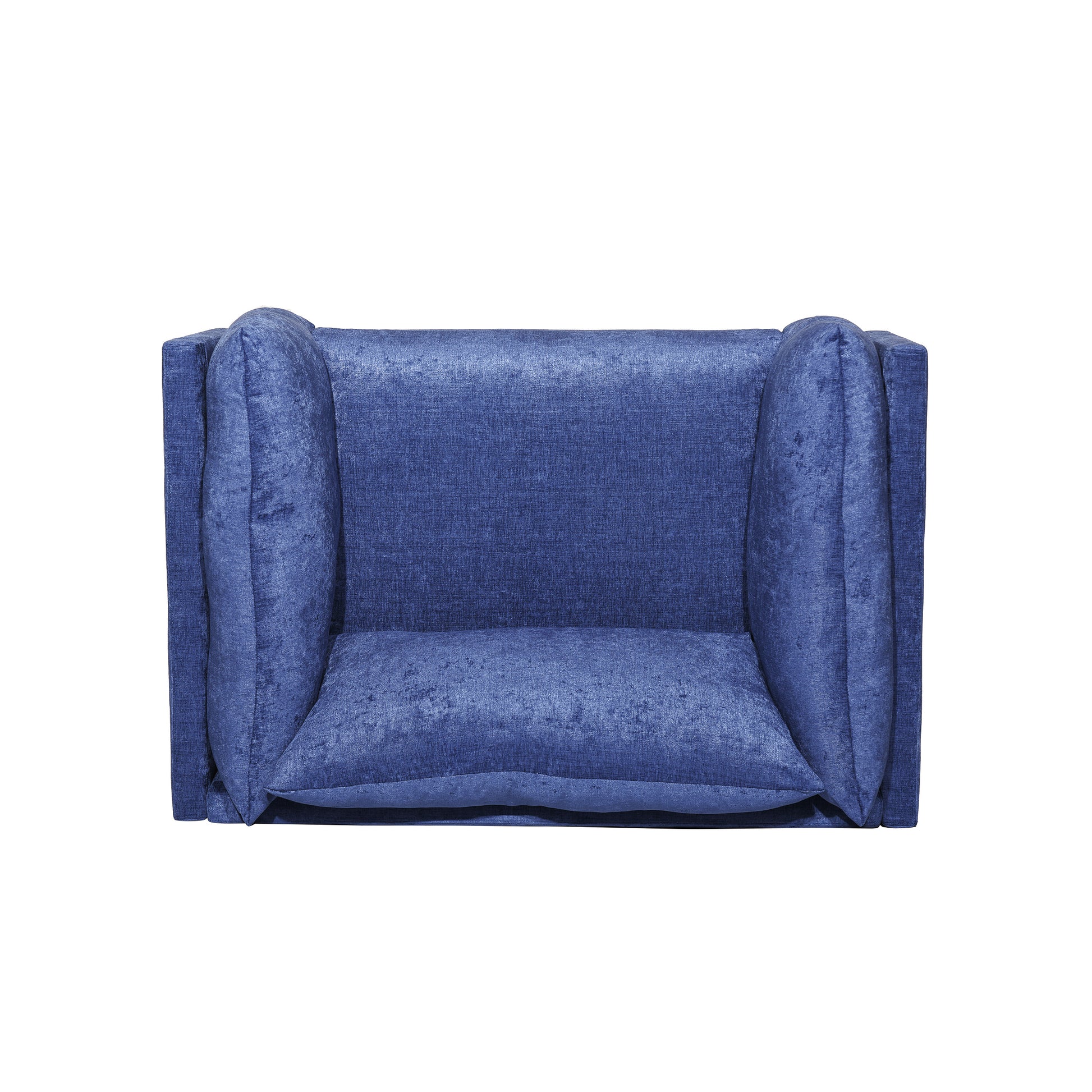 Club Chair Navy Blue Fabric