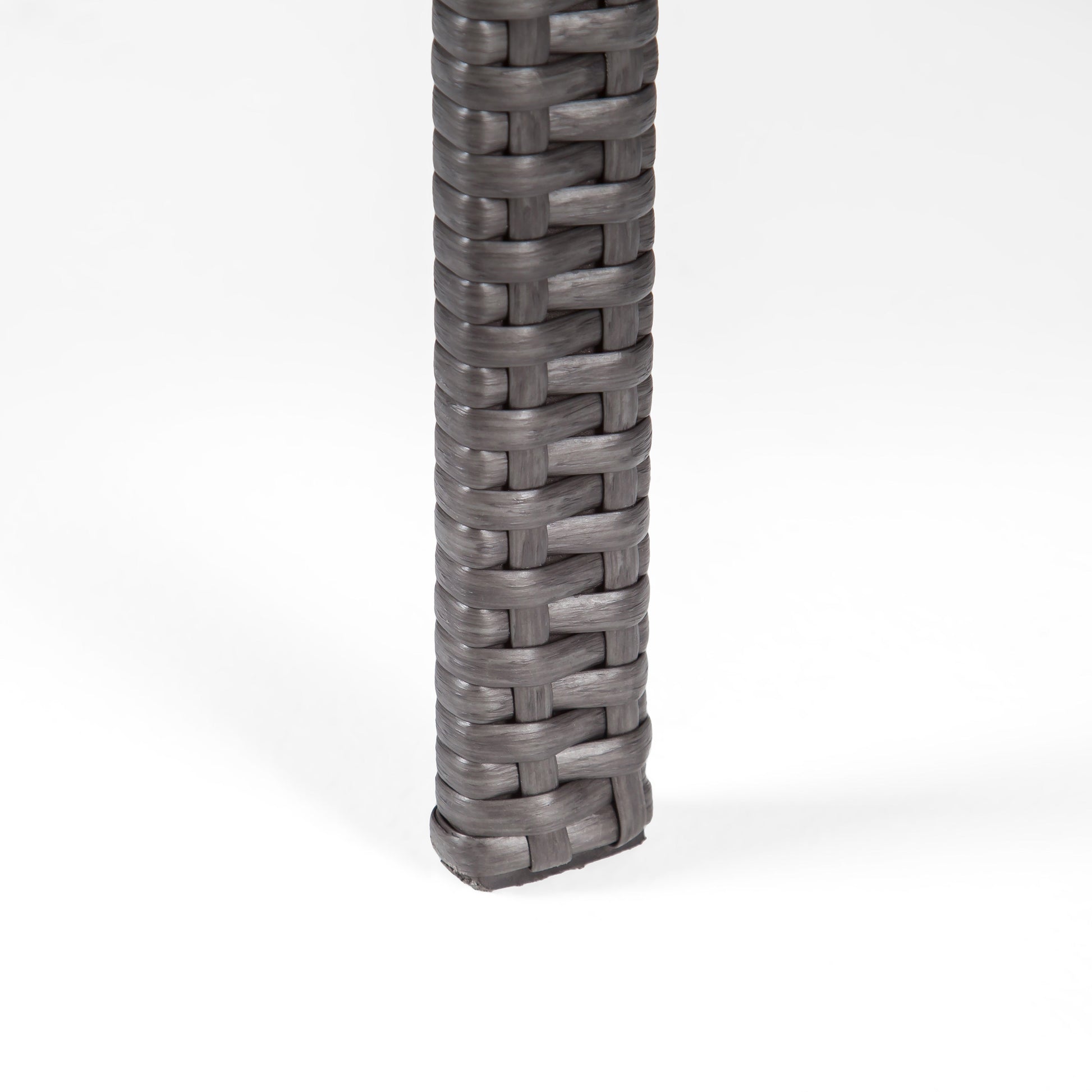 Cordoba Kd Pe Wicker Dining Chair Grey Pe Rattan Iron Waterproof Fabric