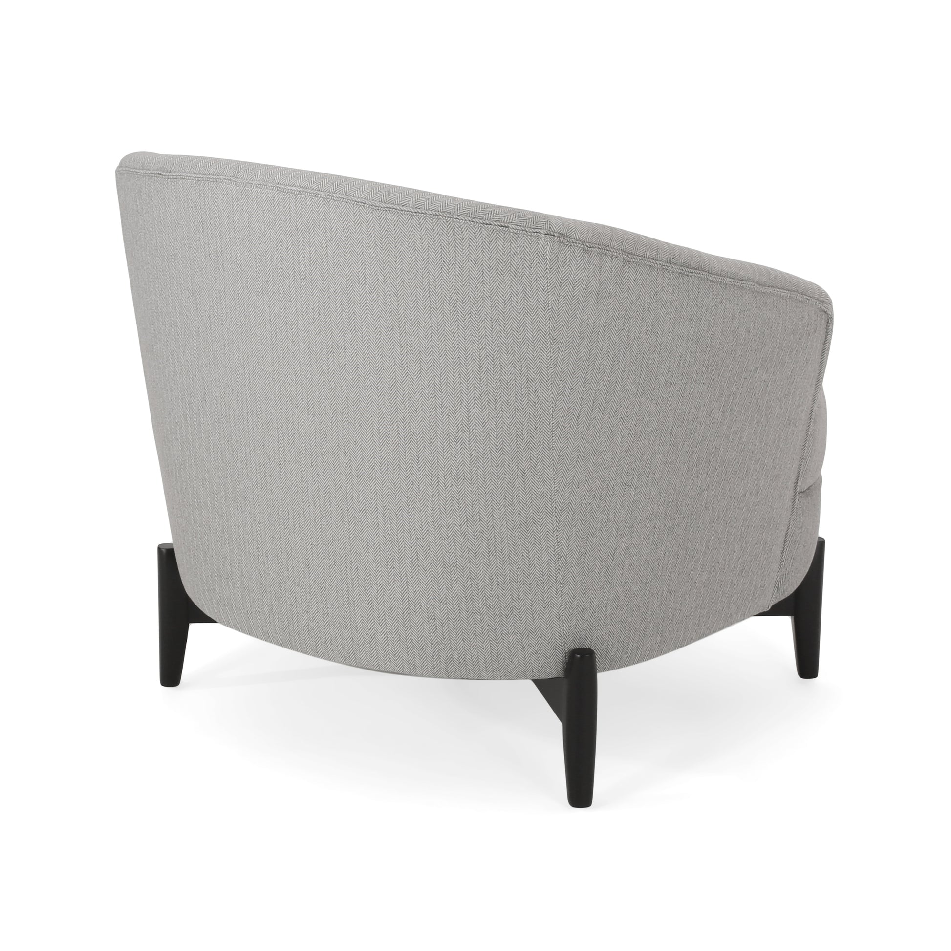 Club Chair Gray Fabric