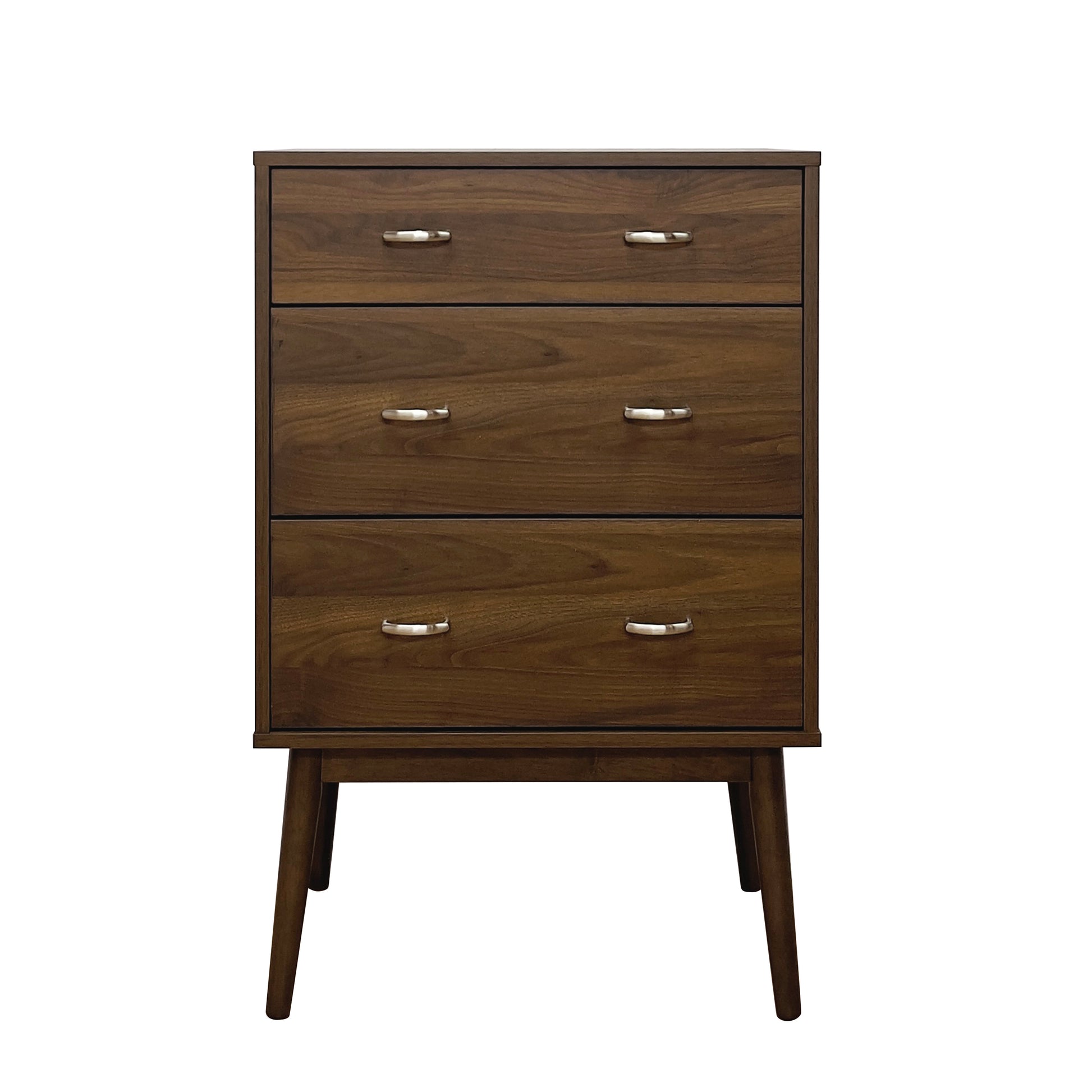 Disa 3 Drawer Chest Walnut Mdf