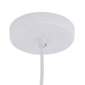 Millie White Midcentury Modern Pendant Lamp White Iron