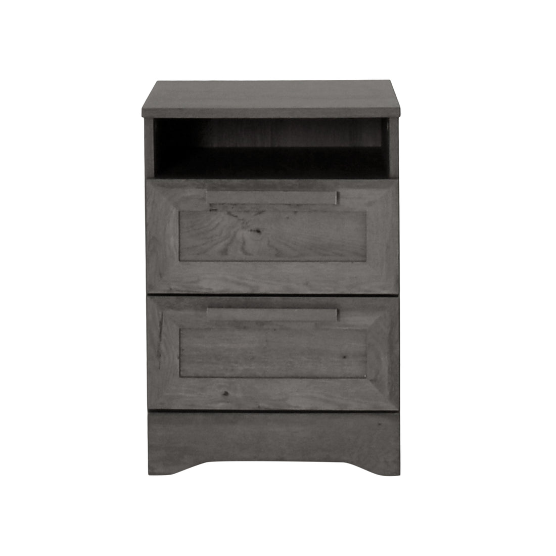 Delaney2 Drawer Nightstand Grey Mdf