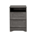 Delaney2 Drawer Nightstand Grey Mdf