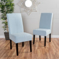 Pertica Kd Dining Chair Light Blue Fabric