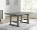 Whitford Dining Table Gray Gray Wood