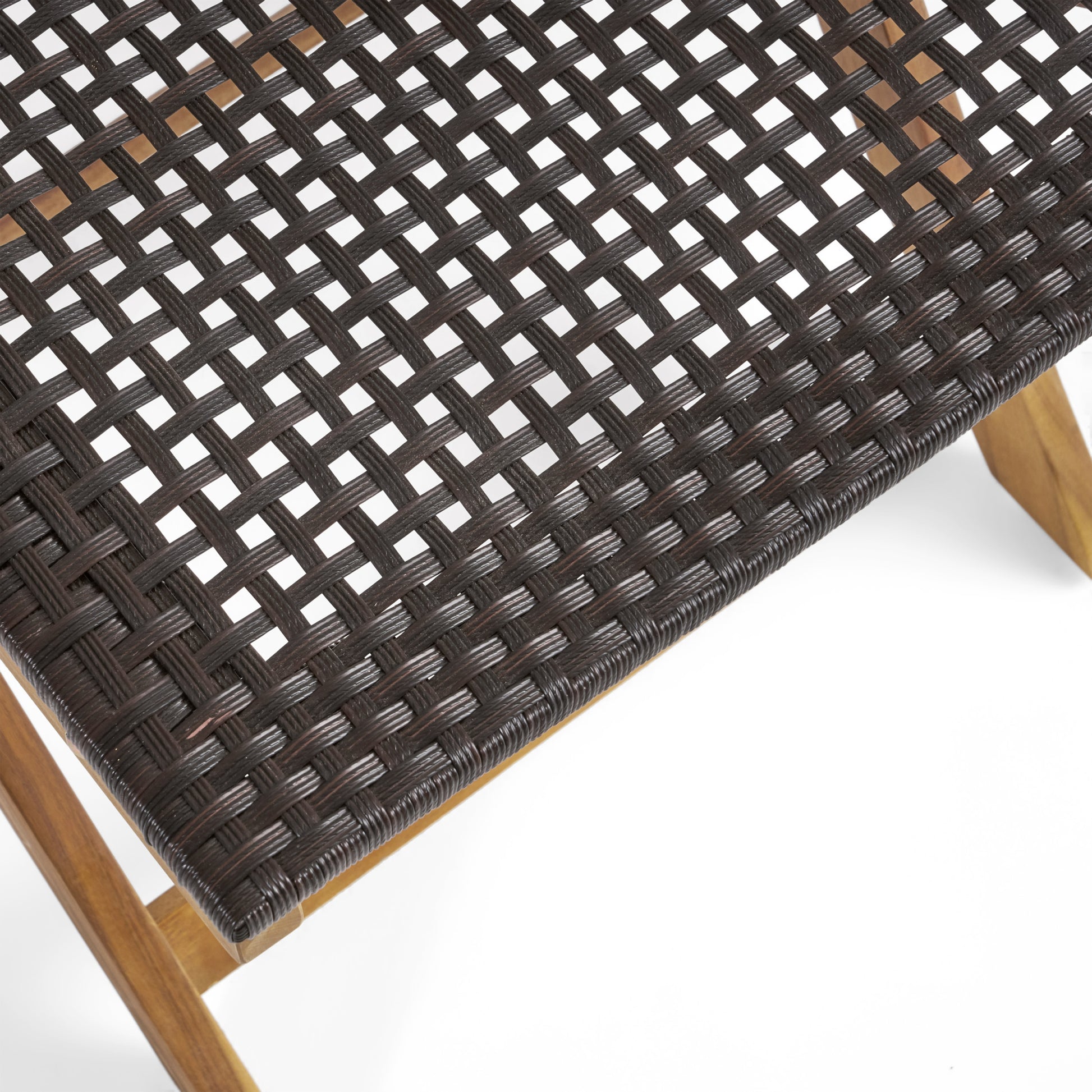 Hillside Bistro Chair,Set Of 2 Brown Wood