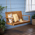 Tambora Porch Swing Teak Wood Metal