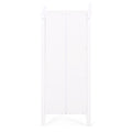 1 Drawer Storage Rack White Mdf