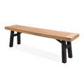 Bettina Bench Set Of 2 Grey Acacia Wood