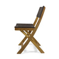 Hillside Bistro Chair,Set Of 2 Brown Wood