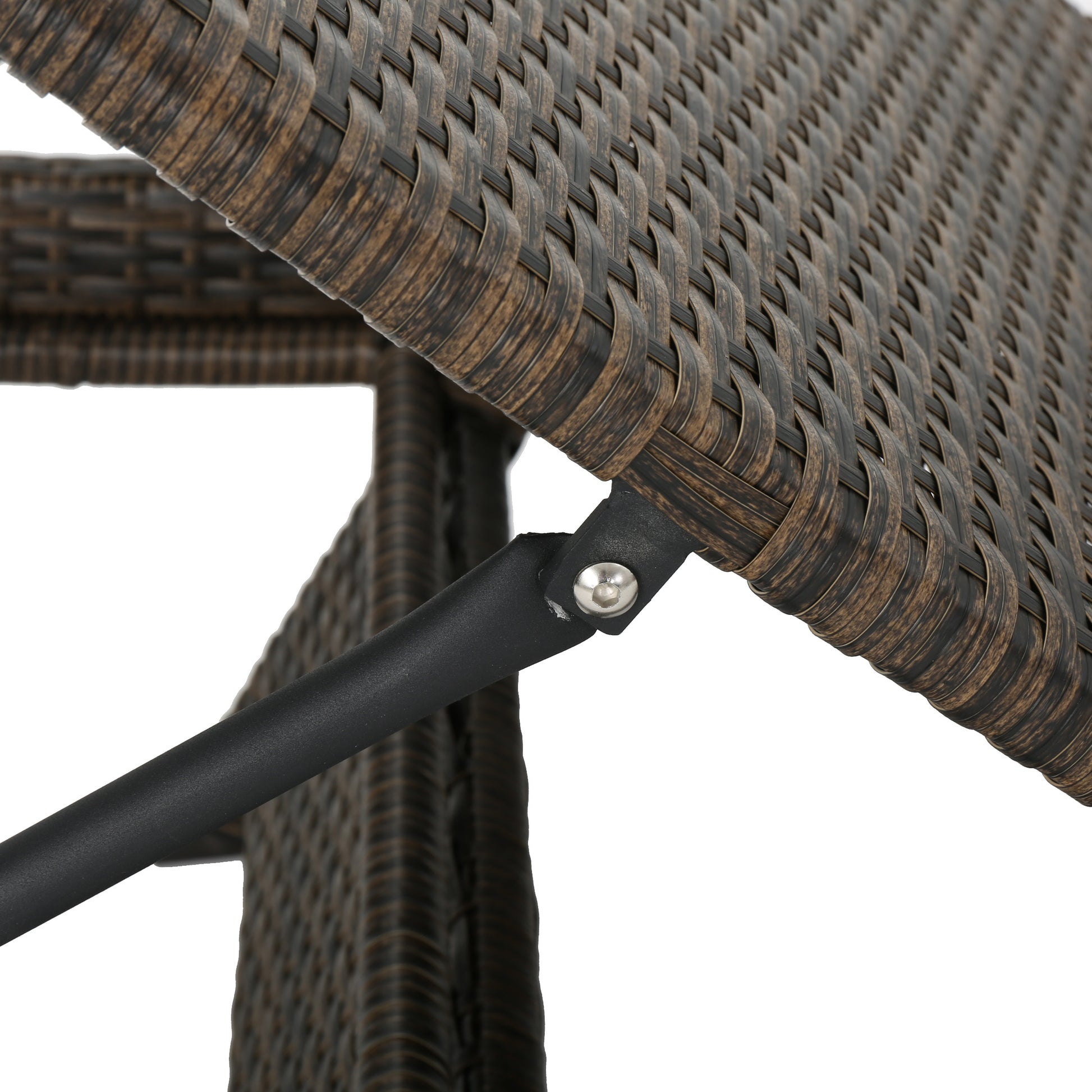 Salem Pe Wicker Chaise Lounge Mocha Rattan