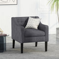 Accent Chair Charcoal Fabric