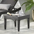 Antibes Accent Table Grey Rattan