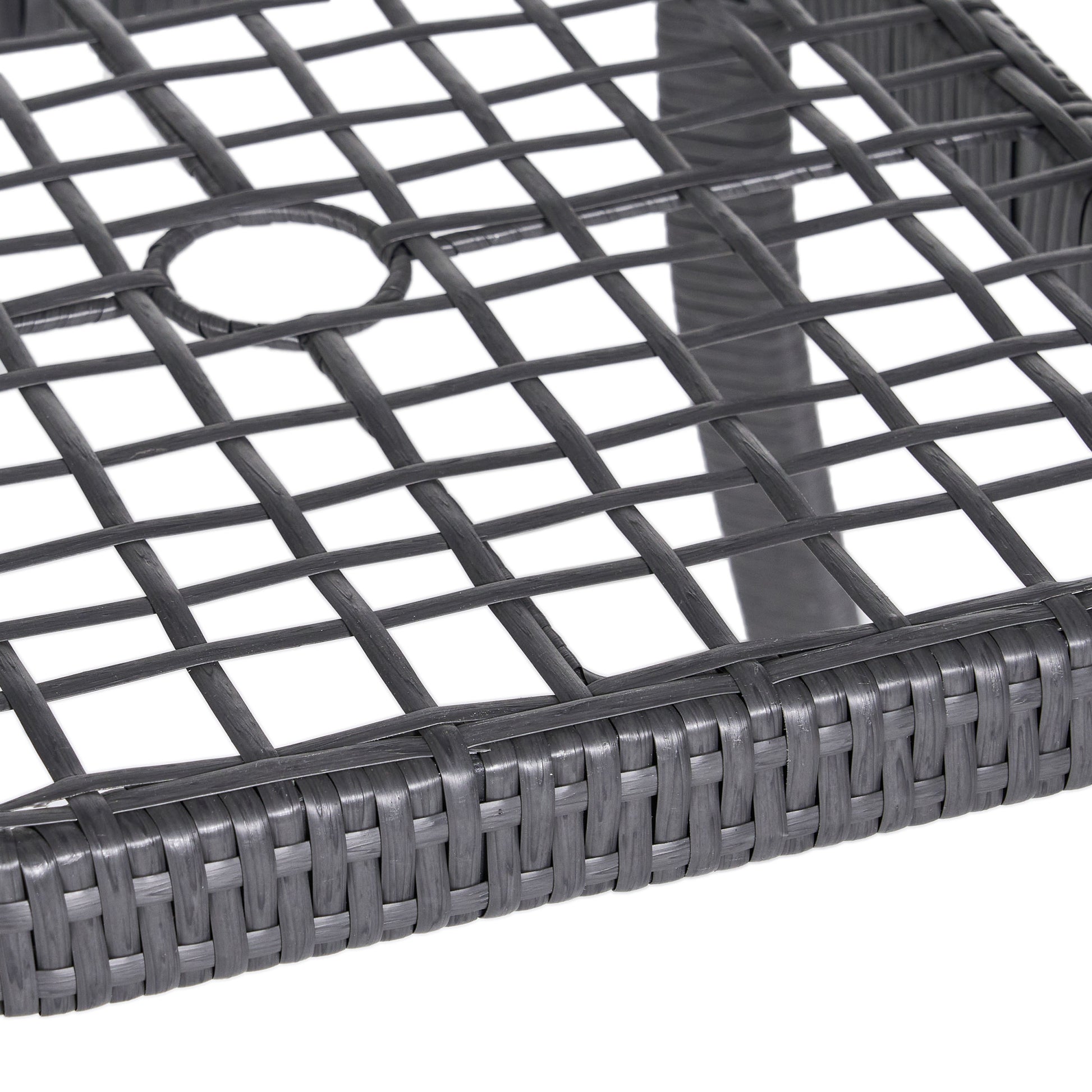 San Pico Table Grey Rattan