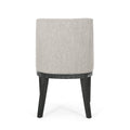 Dining Chair Mp2 Set Of 2 Light Grey Fabric