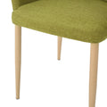 Dining Chair Green Fabric