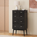 Disa 4 Drawer Chest Black Mdf