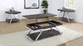 Roma 3 Piece Occasional Table Set Gray Gray Iron