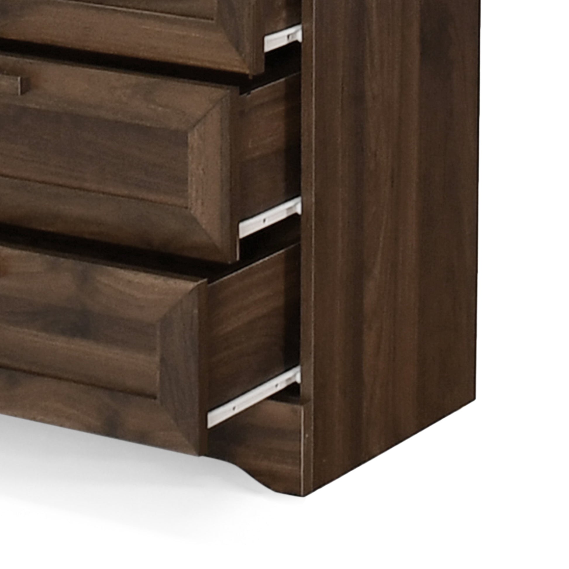 Delaney 4 Drawer Dresser Walnut Mdf