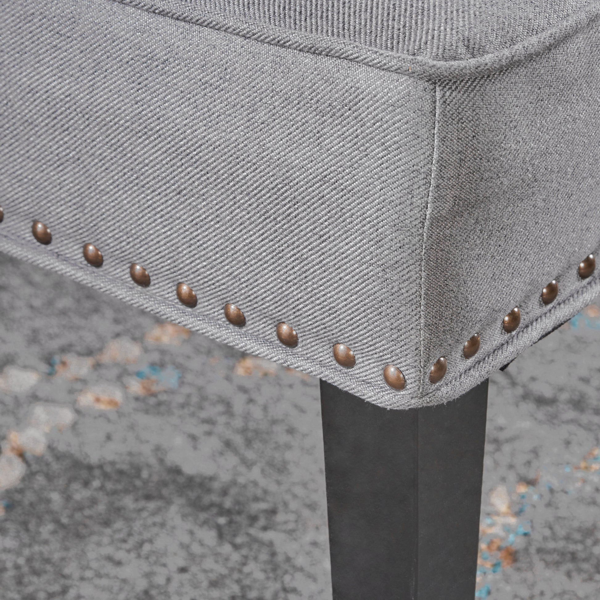 Occassional Chair Grey Fabric