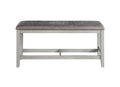 Hyland Counter Bench Dark Gray Dark Gray Wood