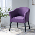 Arm Chair Plum Fabric