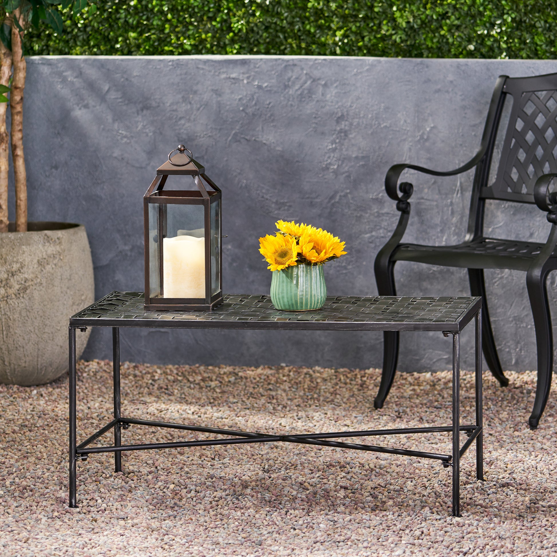 Luna Coffee Table Black Iron