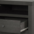 2 Drawer Nightstand Grey Mdf