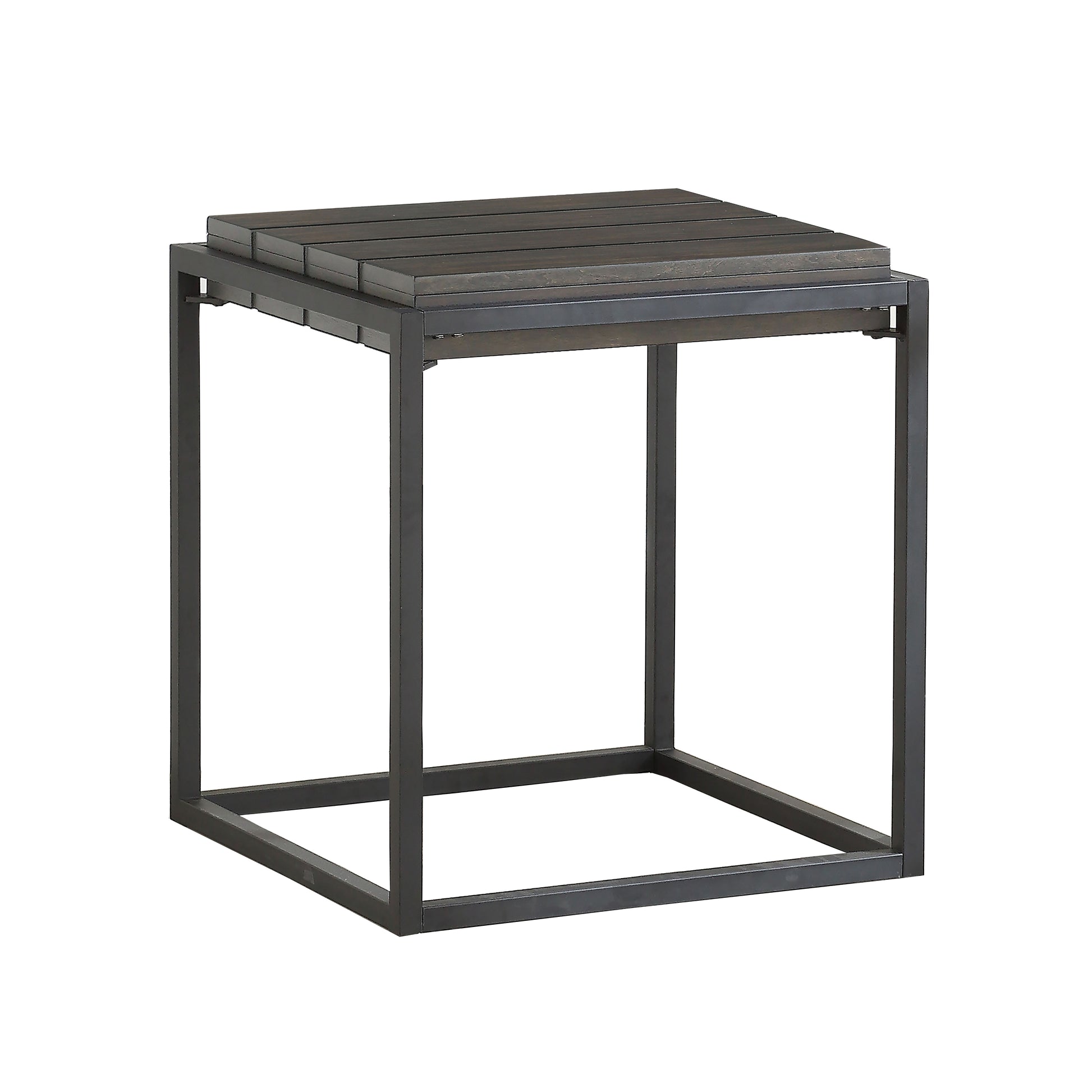 Tekoa End Table Dark Brown Dark Brown Iron