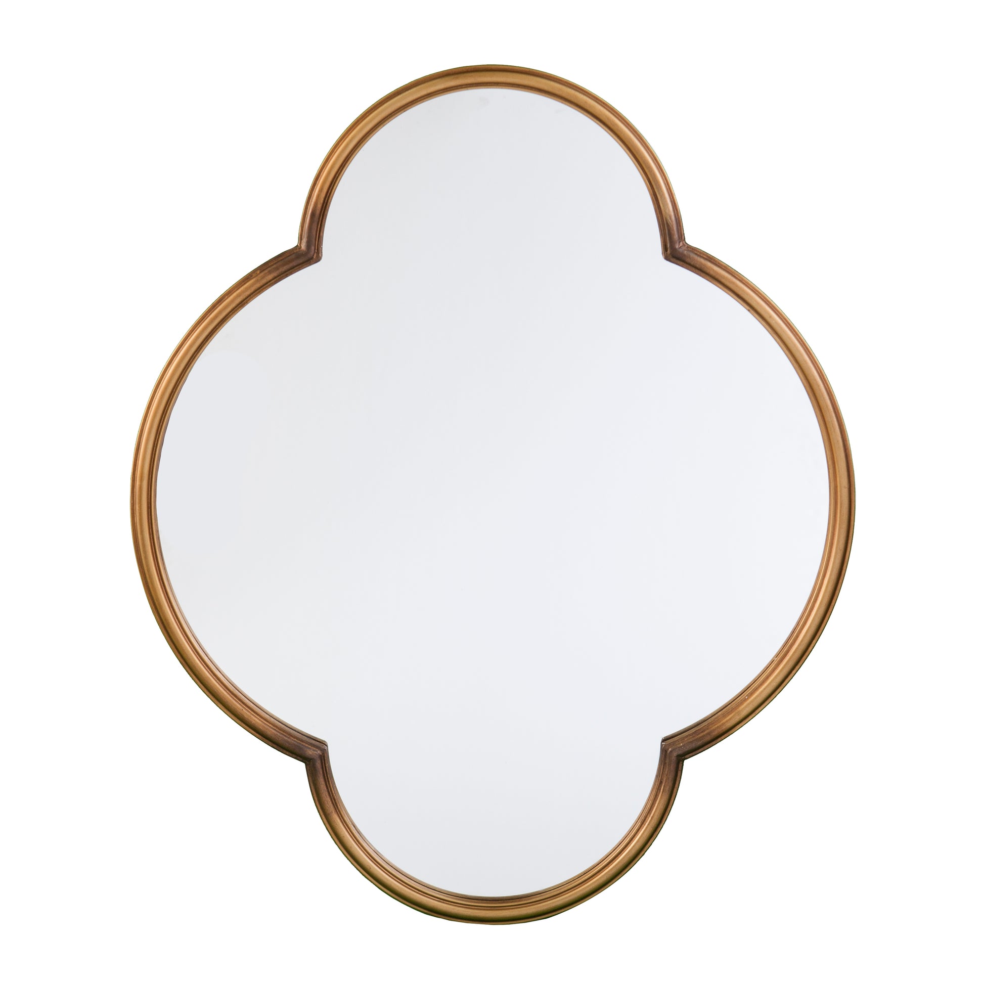 Holly & Martin Willis Decorative Wall Mirror Gold Gold Mdf