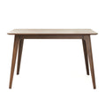 DINING TABLE walnut-rubber