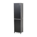 Bathroom Cabinet Black Mdf