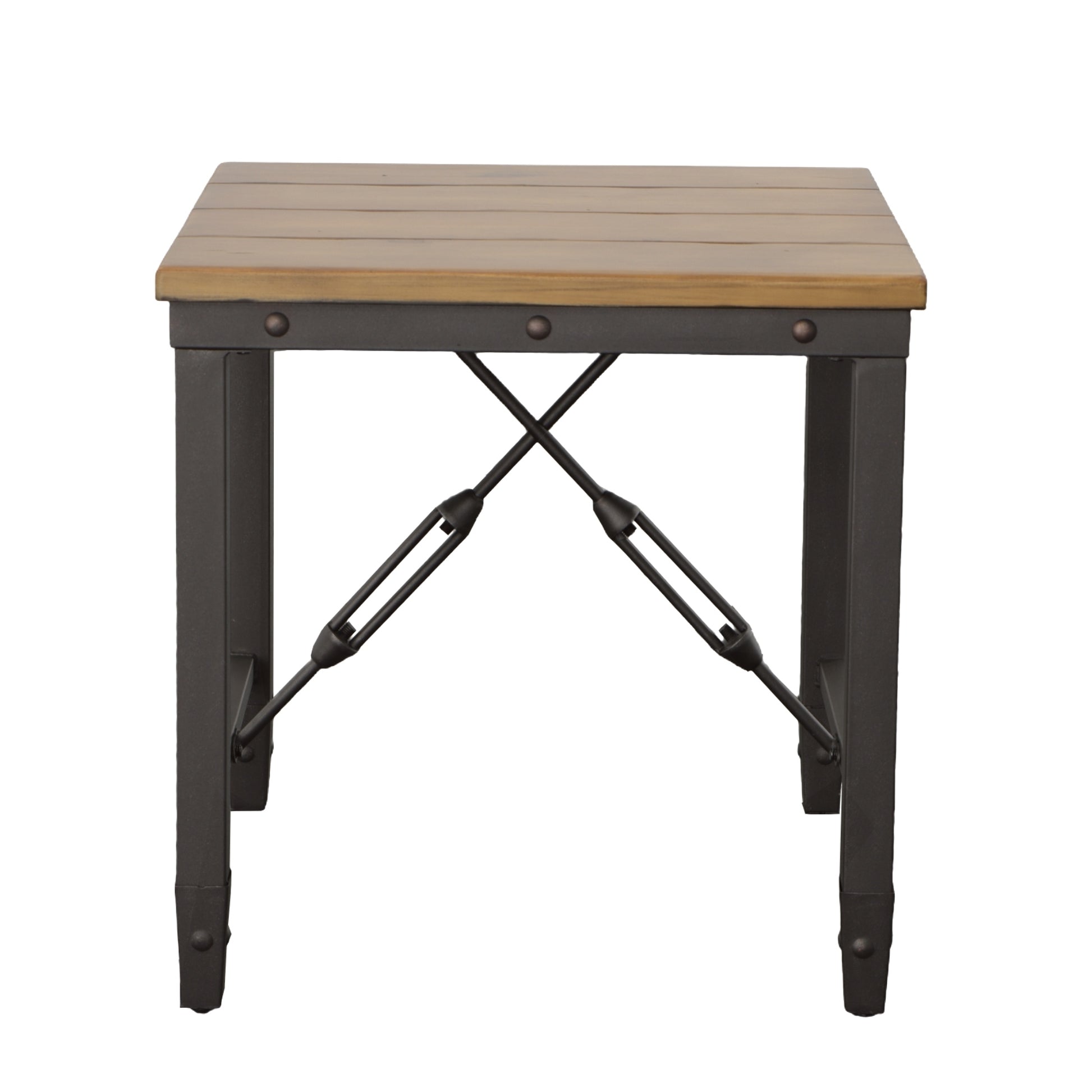 Ashford End Table Brown Brown Wood