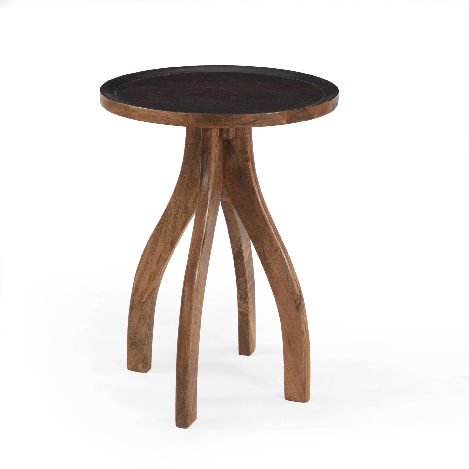 End Table Wood Wood Synthetic Wood