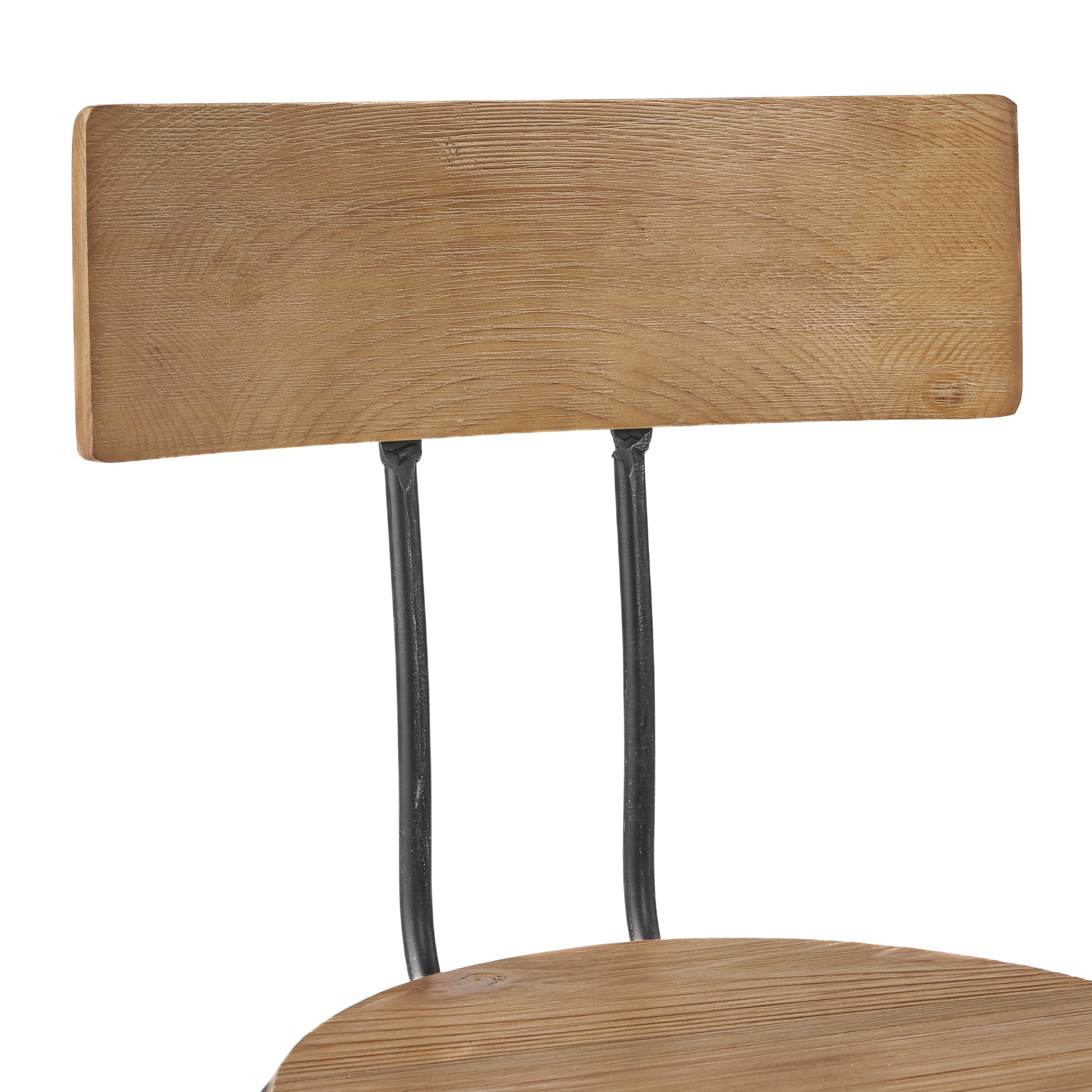 Barstool With Fir Wood Natural Solid Wood