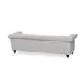 Sofa 3 Seater Grey Fabric