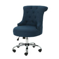 Office Chair Navy Blue Fabric