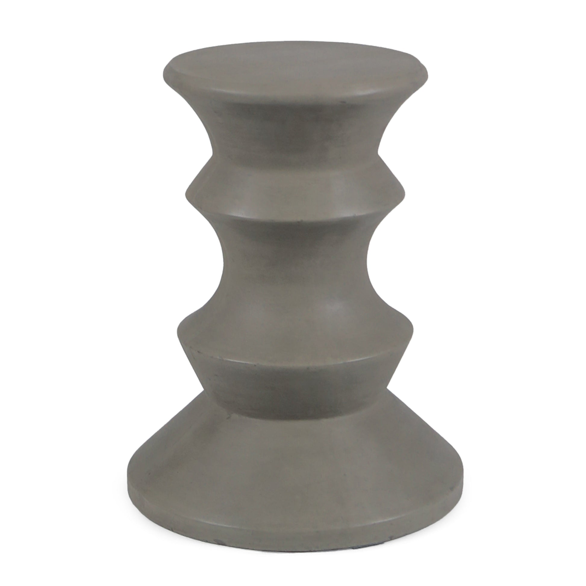 Eureka 22 Mgo Side Table - Light Grey Concrete