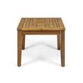 Hampton Wood Side Table Natural Wood