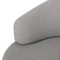 Club Chair Gray Fabric
