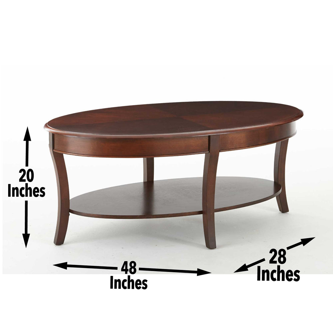 Troy Cocktail Table Brown Brown Wood