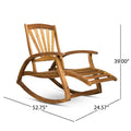 Sunview Reclining Rocking Chair Teak Wood