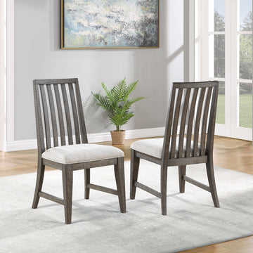 Riverdale Side Chair Set Of 2 Black Black Wood